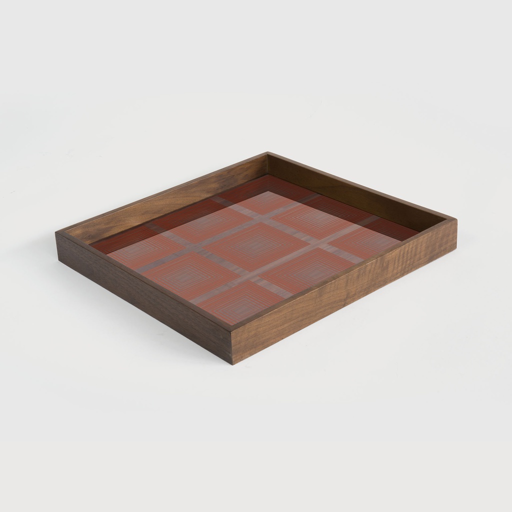 Squares glass tray TEMPLATE