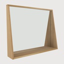 Oak Qualitime bathroom mirror 90/17/70