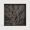 Tree wooden tray