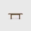 Double extendable dining table