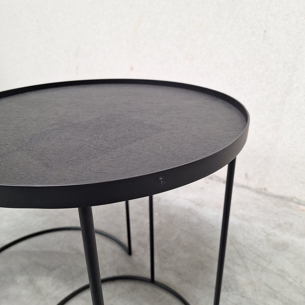 Tray side table set