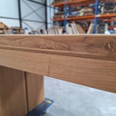 Double extendable dining table