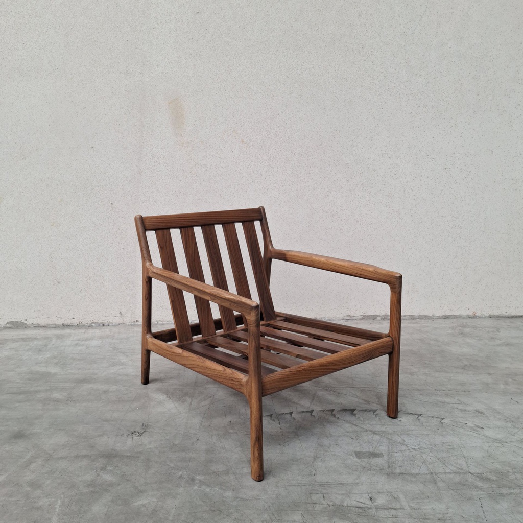 Rosewood Jack lounge chair frame