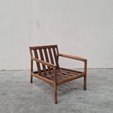 Rosewood Jack lounge chair frame
