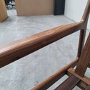 Rosewood Jack lounge chair frame