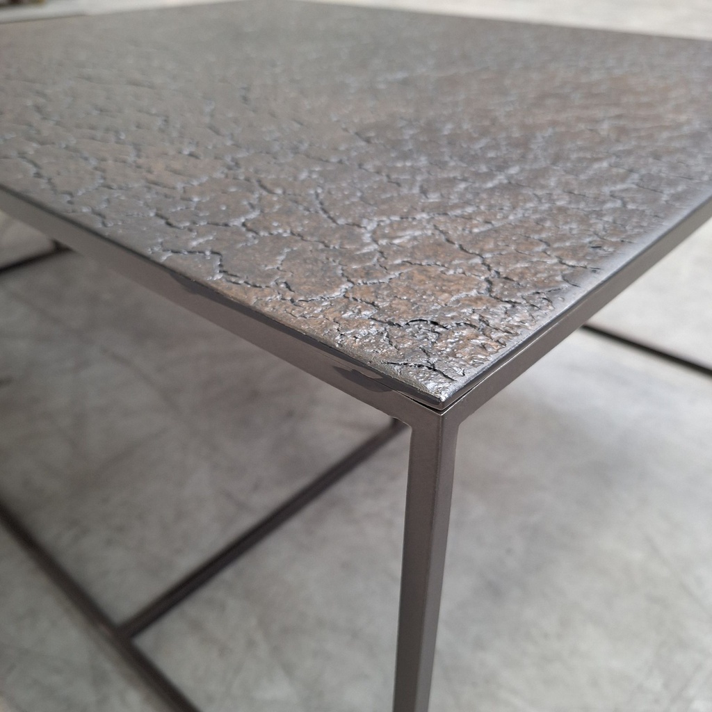 Pentagon nesting coffee table set