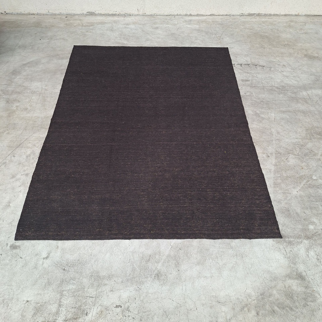 Nomad kilim rug - Dark chocolate 170x240cm