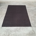 Nomad kilim rug - Dark chocolate 170x240cm
