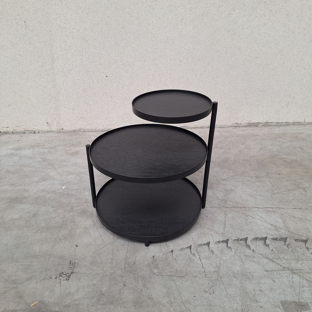 Swivel tray side table