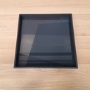 Angle glass tray