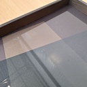 Angle glass tray
