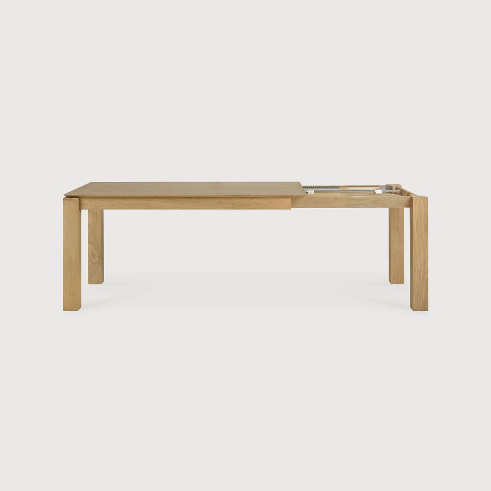 Slice extendable dining table