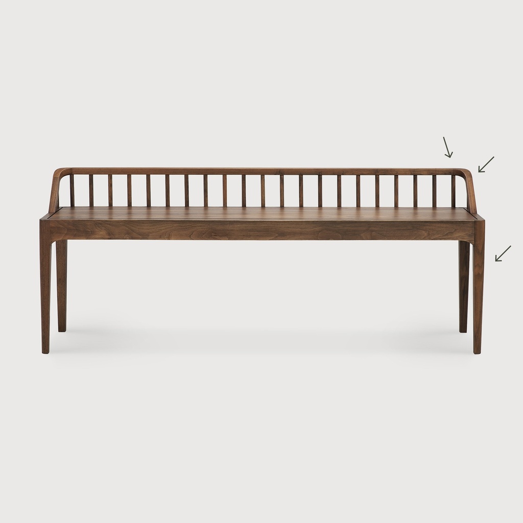 Walnut Spindle bench