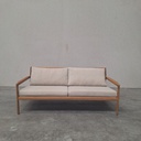 Jack outdoor 2-seater sofa with cushion