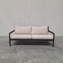 Jack outdoor 2-seater sofa with cushion
