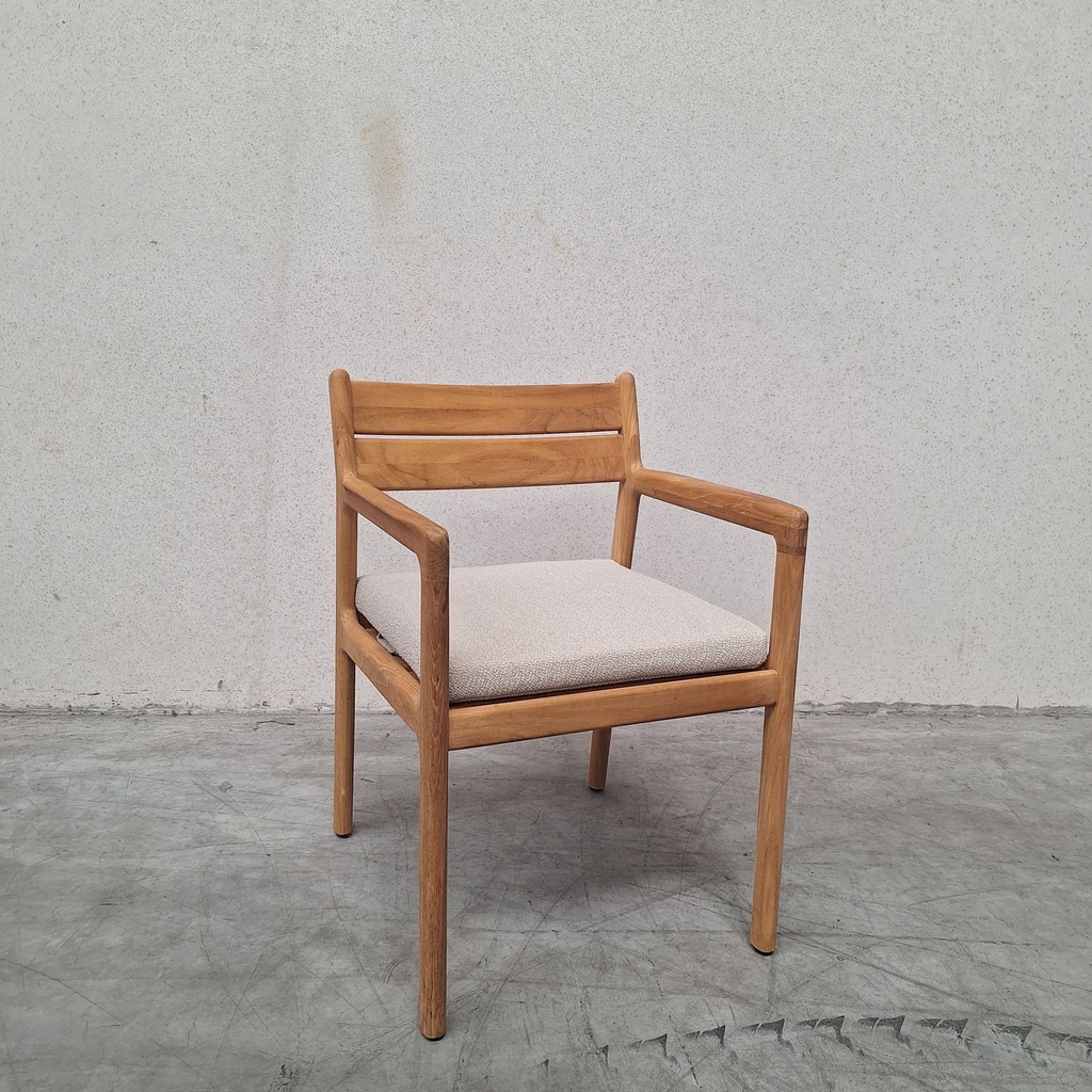 Jack outdoor dining chair with cushion
