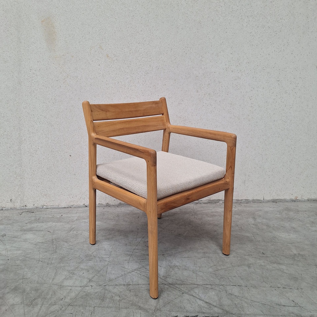 Jack outdoor dining chair with cushion