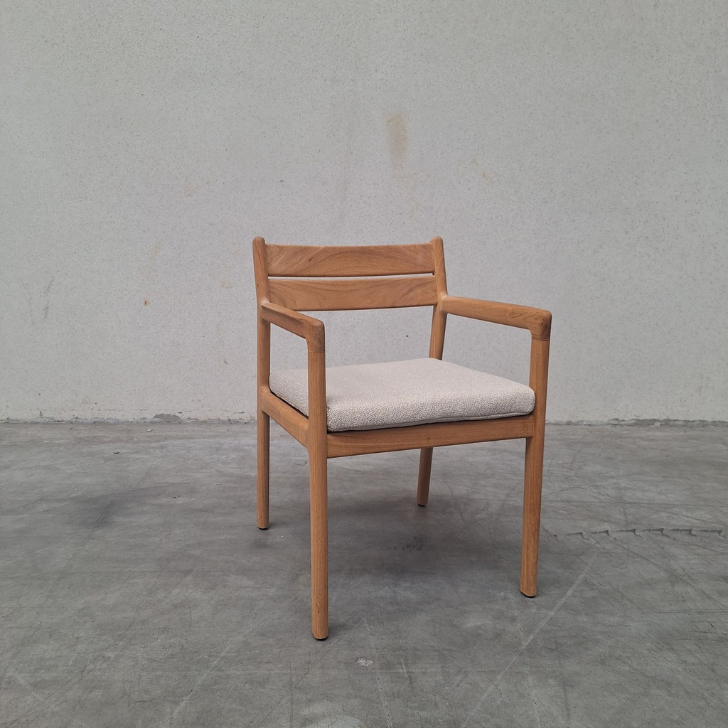 Jack outdoor dining chair with cushion