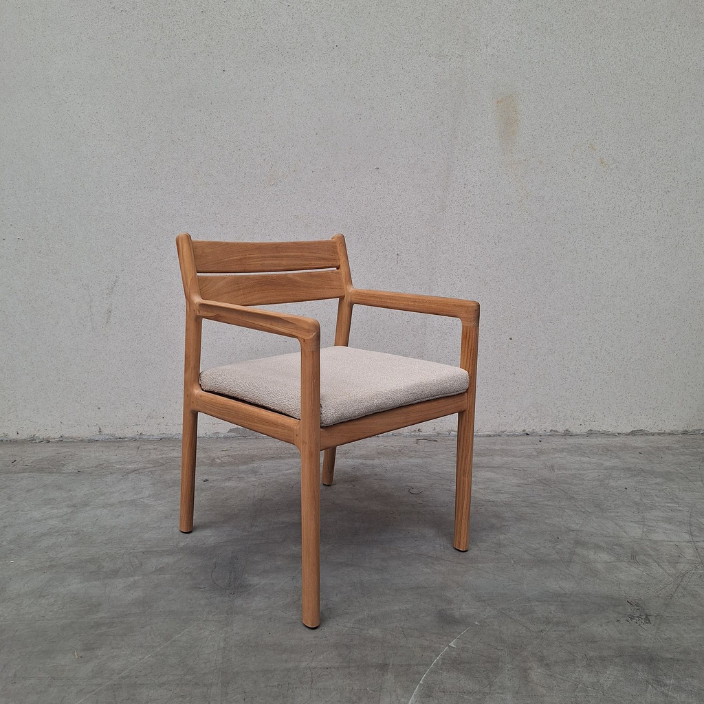 Jack outdoor dining chair with cushion
