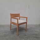 Jack outdoor dining chair with cushion
