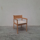 Jack outdoor dining chair with cushion