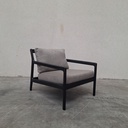 Jack outdoor lounge chair with cushion