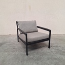 Jack outdoor lounge chair with cushion