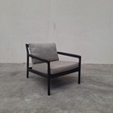 Jack outdoor lounge chair with cushion