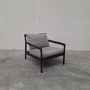 Jack outdoor lounge chair with cushion