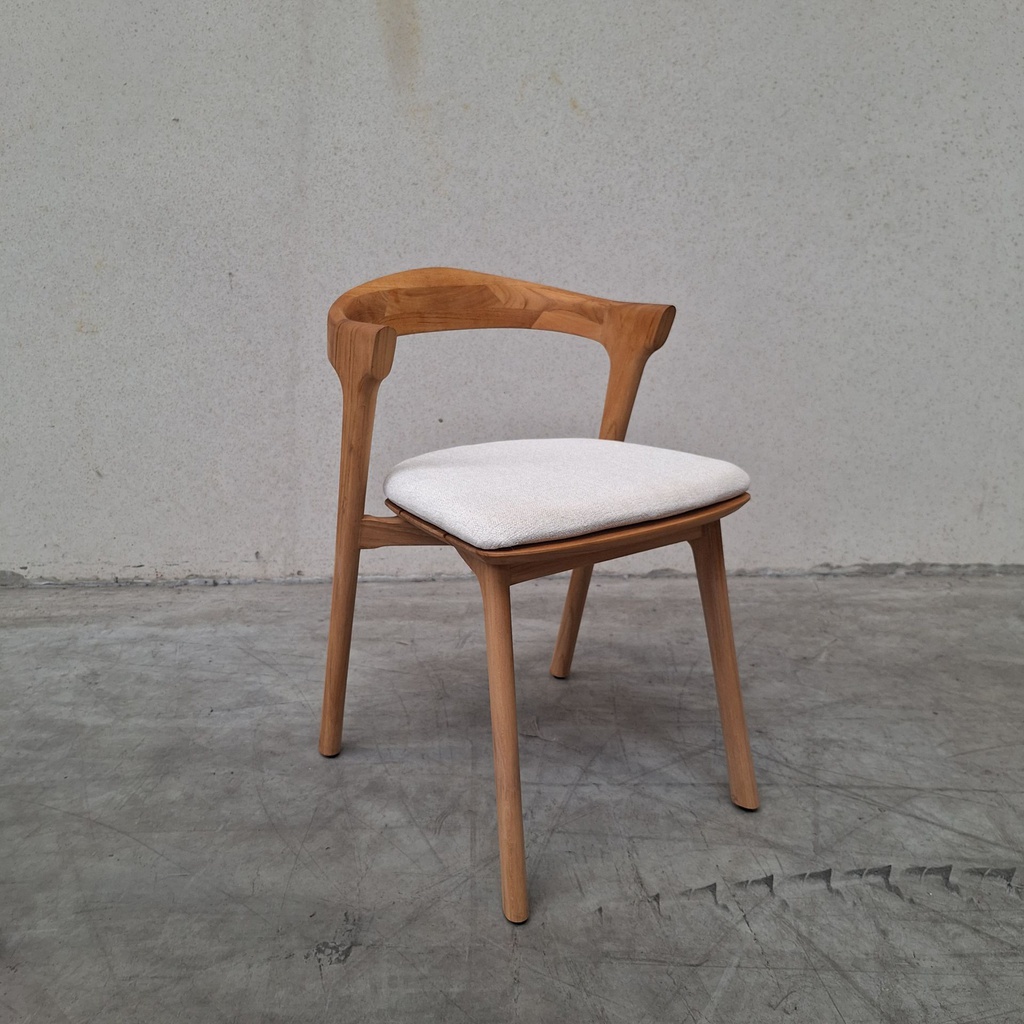 Set of 4 Bok outdoor dining chair with cushion