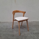 Set of 4 Bok outdoor dining chair with cushion