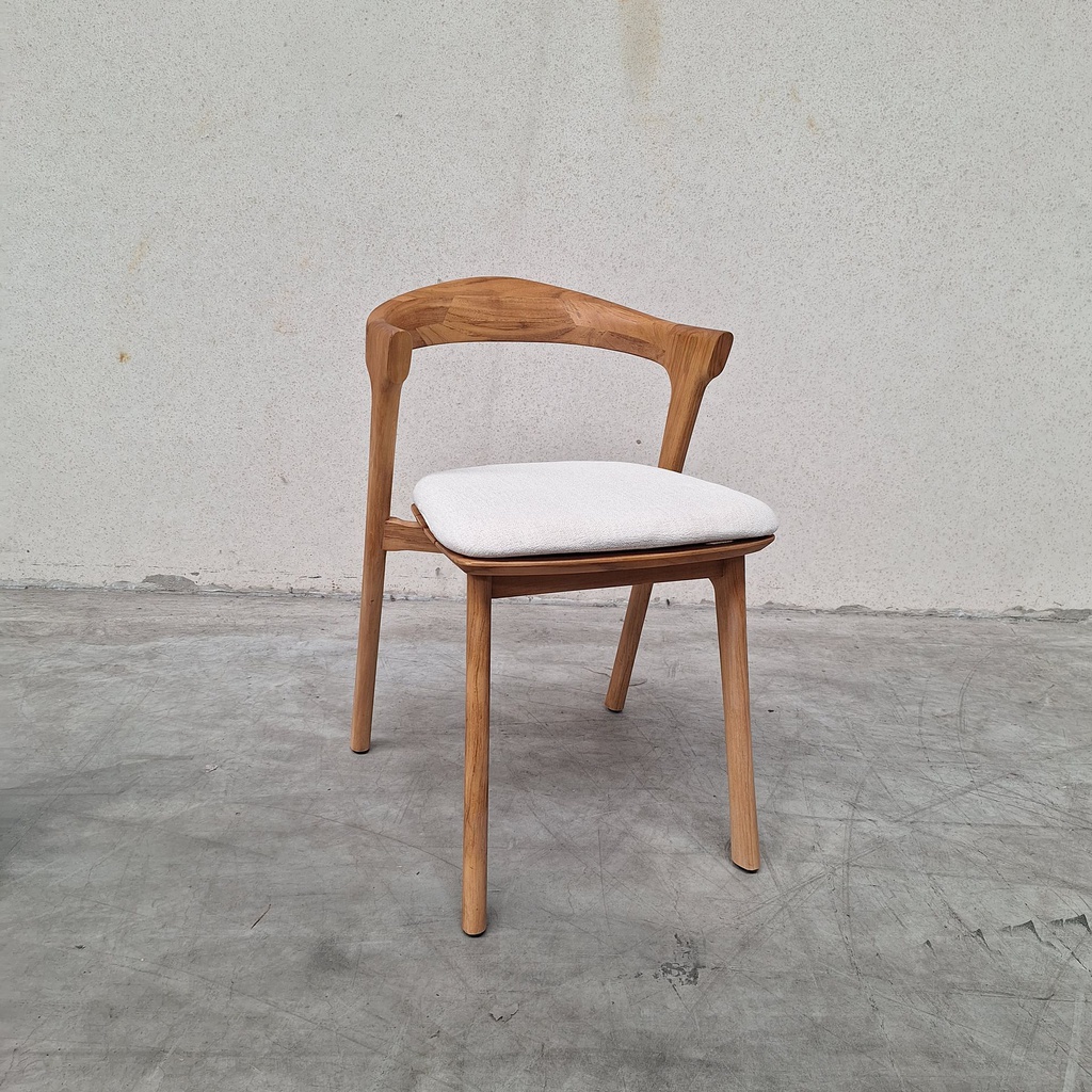 Set of 4 Bok outdoor dining chair with cushion