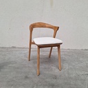 Set of 4 Bok outdoor dining chair with cushion