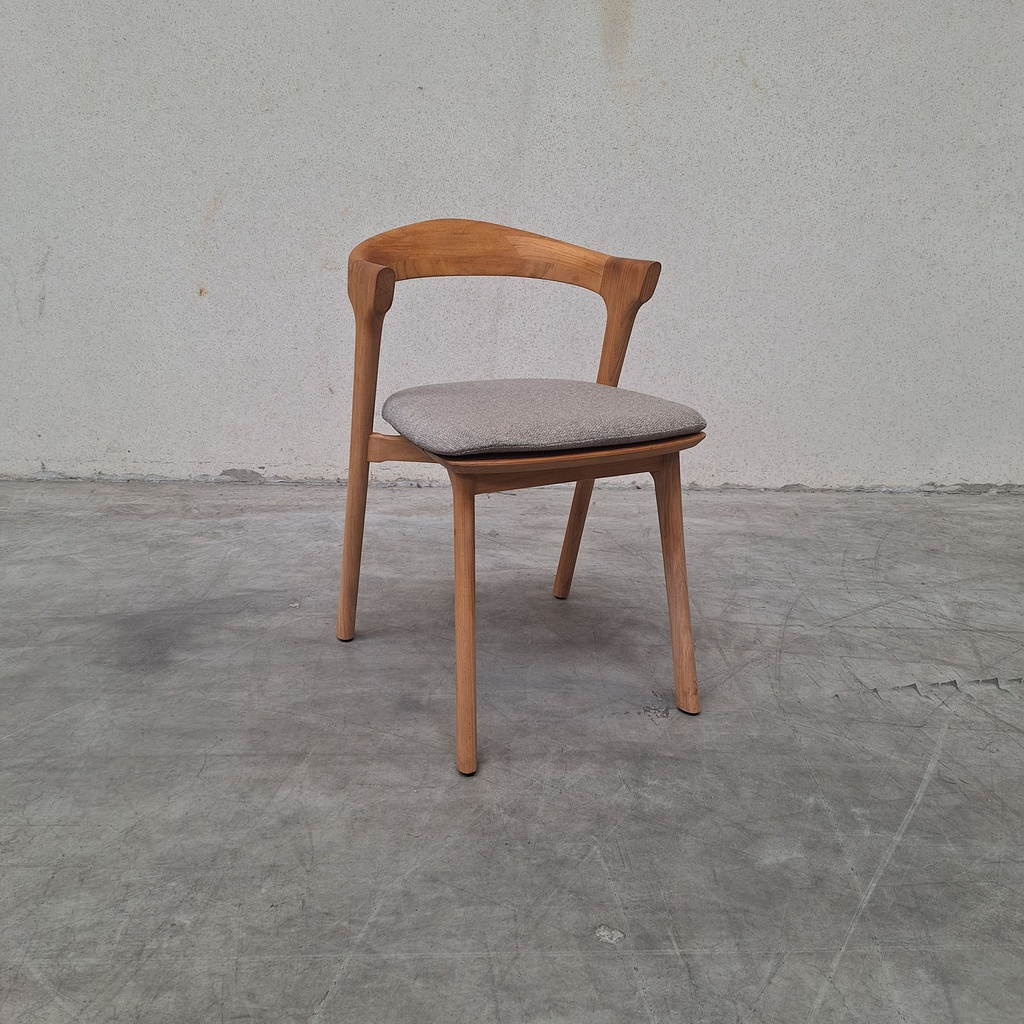 Set of 4 Bok outdoor dining chair with cushion