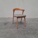 Set of 4 Bok outdoor dining chair with cushion