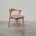 Set of 4 Bok outdoor dining chair with cushion