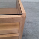 Spindle bedside table