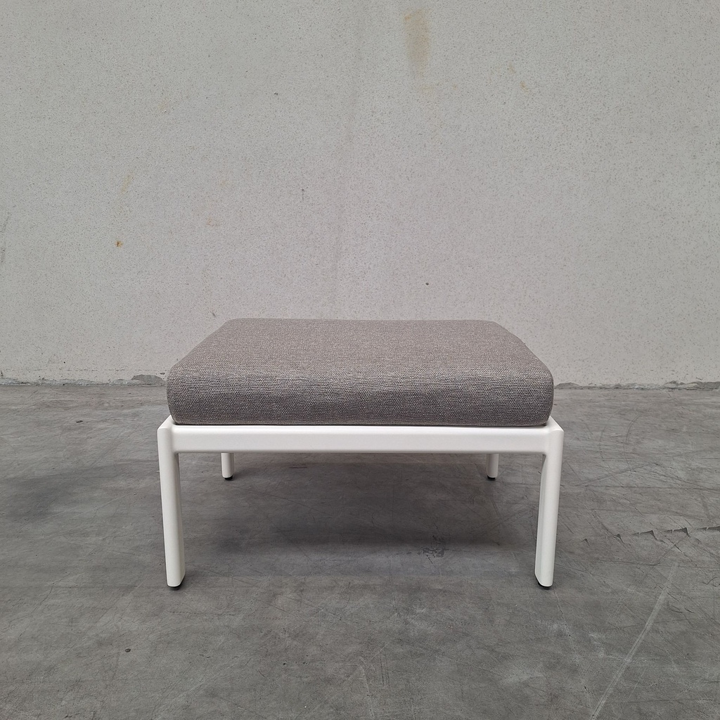 Jack outdoor footstool with cushion