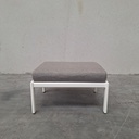 Jack outdoor footstool with cushion