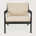 Teak Jack outdoor lounge chair with cushion