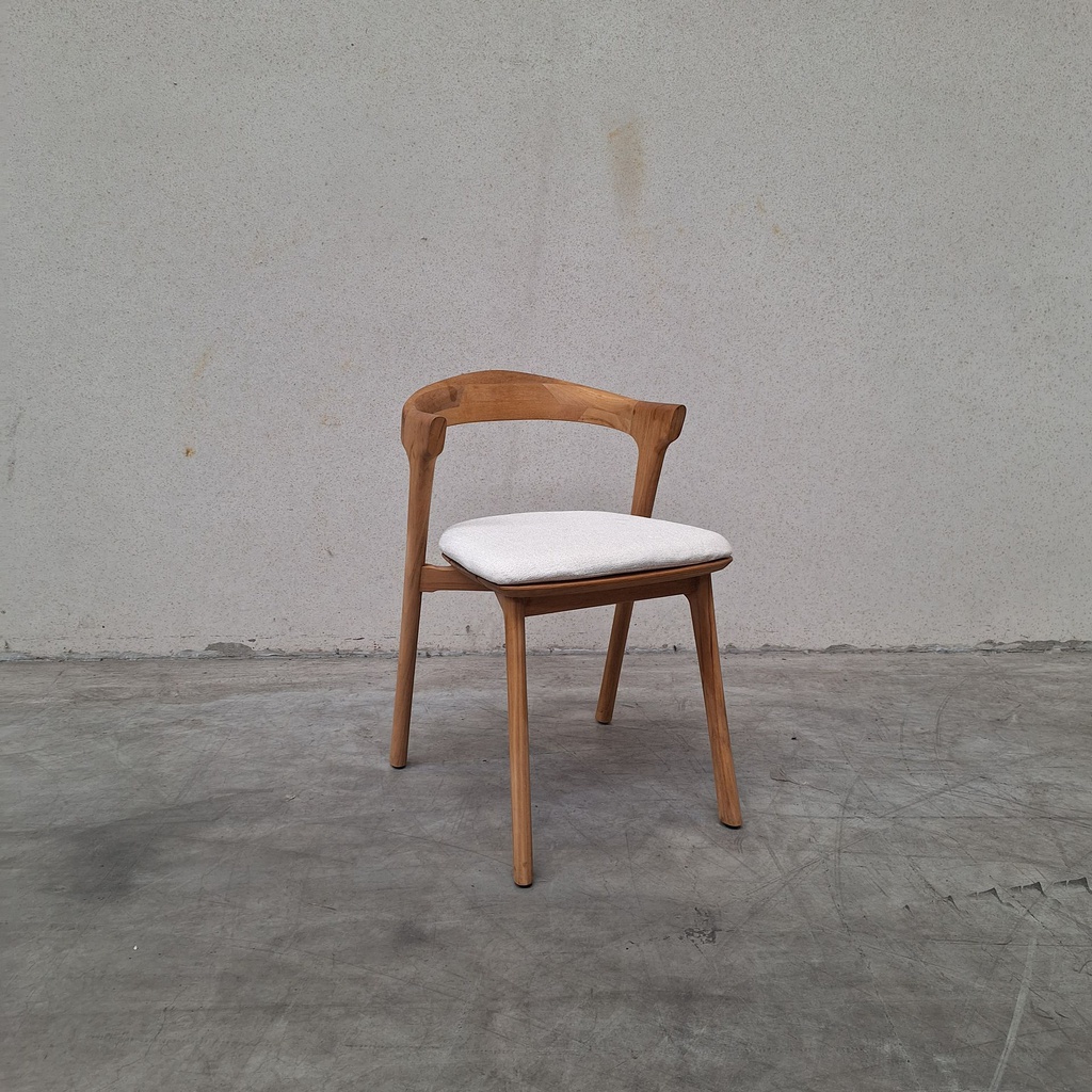 Bok outdoor dining chair with cushion