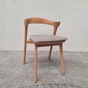 Bok outdoor dining chair with cushion