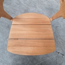Bok outdoor dining chair with cushion