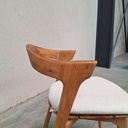 Bok outdoor dining chair with cushion