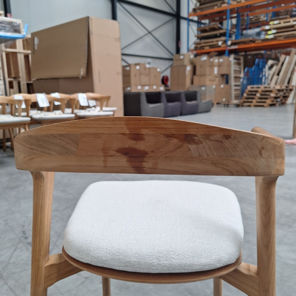Bok outdoor dining chair with cushion