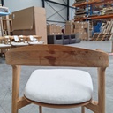 Bok outdoor dining chair with cushion