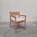 Set of 4 Jack outdoor dining chair with cushion