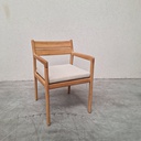Set of 4 Jack outdoor dining chair with cushion