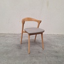 Bok outdoor dining chair with cushion