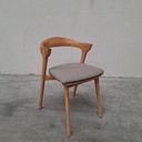 Bok outdoor dining chair with cushion